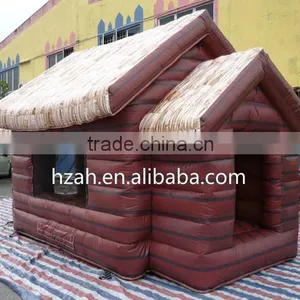 Inflatable Log Cabin House Tent for Outdoor Decoraton thumbnail-1