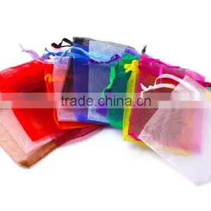 In Stock Mixed Color Wedding Favour Gift Organza Bags Pouch Wholesale thumbnail-1