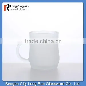 LongRun 2015 New Product Wholesale Frosting Glass Mug Custom Sprinting thumbnail-2