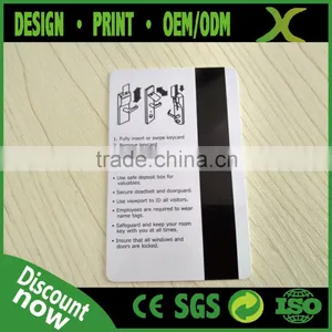 Free Design~~!! Best Material CR80 Magnetic Access Card/ Hotel Door Key Card thumbnail-1