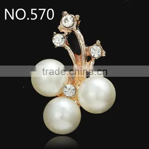 Rhinestone and Pearl Applique Trim by the Yards thumbnail-3
