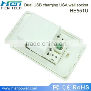Socket Internal Wiring 15A Tripolar US Standard Wall Outlet, ETL Approval thumbnail-3