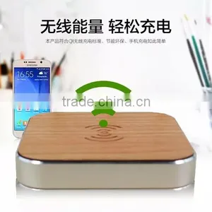 New Arrival Wood Qi Wireless Charger Pad For IPhone Samsung thumbnail-4