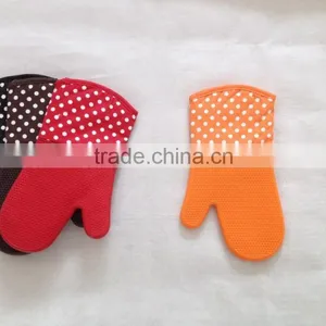 Hot Sale Heat Resistant Silicone Oven Mitts for Cooking, Baking and BBQ thumbnail-2