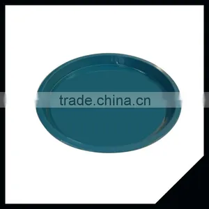 Custom Printed Design Round Shape Metal Tin Serving Tray For Restaurant thumbnail-1