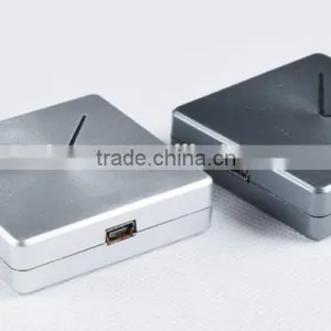 Wholesale Ultra-Mini Plastic Casing 480MBPS 4-port USB 2.0 HUB, Good for Gifts thumbnail-2
