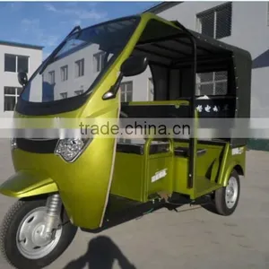 2015 Newest Luxury Electric Tricycle for Passenger Taxi Rickshaw thumbnail-3