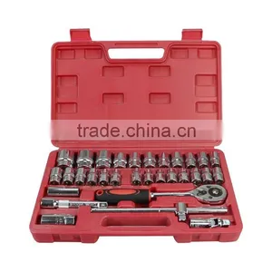32-1 Tool Set Group Set of Tools Ratchet Wrench Sleeve thumbnail-1