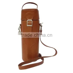 Piel Leather Single Deluxe Wine Carrier thumbnail-1