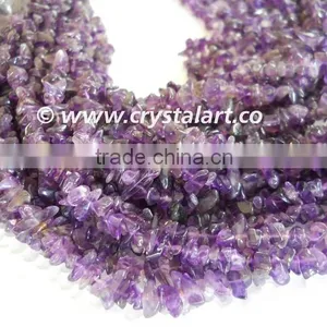 Indian Amethyst Chips 36 Inches Strings thumbnail-2