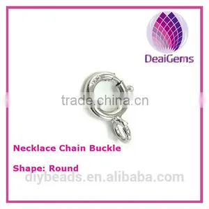 High Quality 925 Sterling Silver Spring Clasp for DIY Necklace Decpration, and Antioxidation and Antiallergic and Non-fade thumbnail-1
