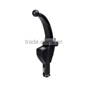 Mobile Phone Portable Double Usb Port Car Charger Dual Car Usb Charger Holder thumbnail-5