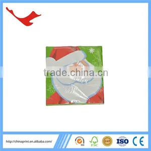 005 Colored Fold Christmas Paper Dinner Napkins thumbnail-5