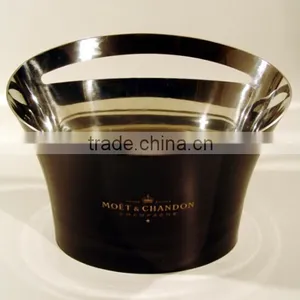 2014 New Large Plastic Acrylic Champagne Ice Bucket With Handle thumbnail-4