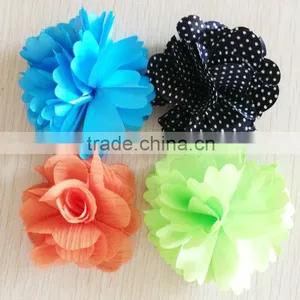 Satin Ribbon Handmade Artificial Flowers thumbnail-1