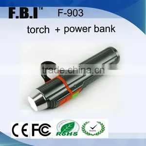 Rechargeable Led Super Power Usb Flashlight Torch Light Portable Power Bank thumbnail-1