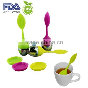 Silicone Tea Bag Infuser, Tea Infusers Strainer Loose Herbal Tea Leaf Filter thumbnail-3