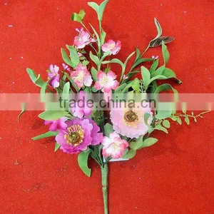 Artificial Decorative Spring Flowers Arrangement For Wall Decoration thumbnail-1