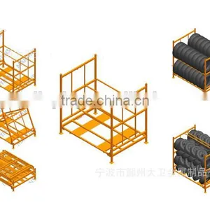 Stackable Warehousing& Storage Tire Rack With Forklift Hole thumbnail-2
