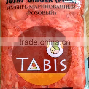Pickled Ginger in Bags,1kg*10 Bags 20Bl/bls,2016new Crop Tender Ginger Material thumbnail-2