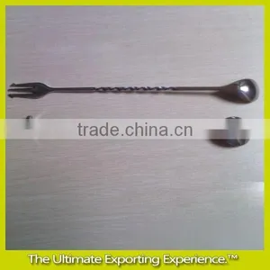 Stainless Steel Bar Spoon Stirrer,Stainless Steel Hammer Spoon,Stainless Steel Cocktail Spoon With Hammer thumbnail-2