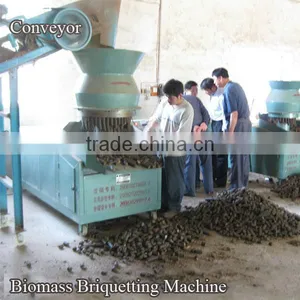 Fumin Flat Die 33mm Large Rice Husk Biomass Briquetting Machines thumbnail-1
