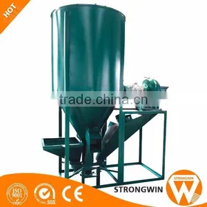 Hot Sale Strongwin 1t/h Feed Machinery Cattle Animal Feed Crusher and Mixer Hammer Mill thumbnail-1
