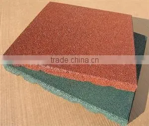 45mm Outdoor Walkway Wear-resistance Brickface Rubber Tile/Rubber Mat thumbnail-1