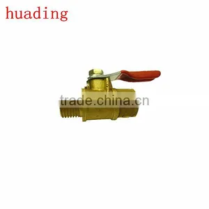 1/4" 3/8" 1/2" Npt Bspt Thread Mini Ball Valve With Brass Material thumbnail-1