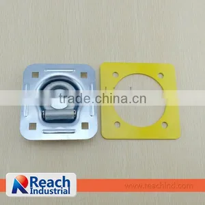 Recessed Trailer D-Ring Tie Down With Backing Plate and Hardware thumbnail-2