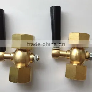 G1/2" Female Brass Gauge Cock, Pressure Gauge Cock Valve thumbnail-1