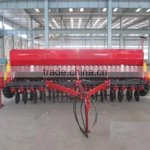 Farm Tractor Use Universal Planting Machine Wheat Seeder Rice Seeder Sorghum Seeder Grass Seeder With Disk Plough thumbnail-2