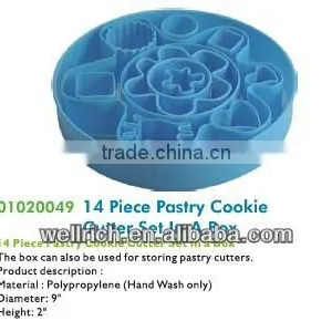 14 Piece Pastry Cookie Cutter Set In A Box 01020049 thumbnail-1