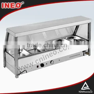 Commercial Stainless Steel 6 Pan Hot Food Display Catering Warmer(INEO Are Professional on Commercial Kitchen Project) thumbnail-1