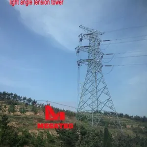 MEGATRO 220KV 2E2 SJ4 Double Circuit Transmission Line Light Angle Tension Tower thumbnail-2