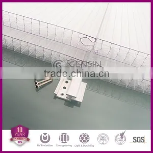40mm Polycarbonate Sheet/ pc Plug-pattern Sheet/multiwall Polycarboante Sheet thumbnail-1