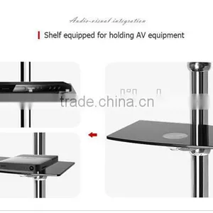 LCD LED TV Stand With Universal Mounting System Stainless Steel TV Stand thumbnail-4