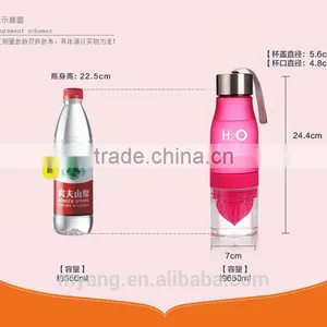 Stock! H20 8 Cups of Water Lemon Bottle 600-700ML H2O Colored Lemon Bottle With Heapest Price, Low Moq, Paypal Acceptable thumbnail-2