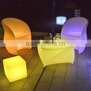 16 Colors Changing IR Remote Control Outdoor Led Cube Portable Led Glow Cube Furniture thumbnail-3