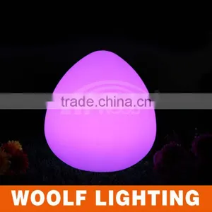 PE Plastic Rechargeable 16 Colors RGB Waterproof LED Peach Light thumbnail-5