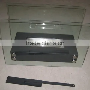 Iron Sheet Metal Bio Fireplace With Stainless Steel Box Burner thumbnail-2