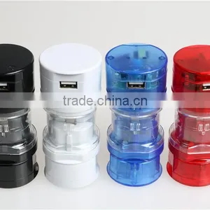 2016 Promotion Gift Item Multi World International Travel Adapter Low Price With USB Port From China Factory Directly thumbnail-1
