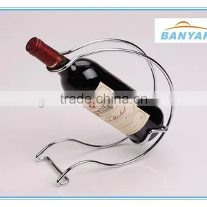 Wine Rack Stainless Steel, Single Bottle Wine Rack, Metal Wine Rack thumbnail-1
