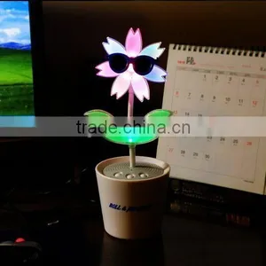 Electric Lightening Dancing Flower Speaker Smart Music Flower Color Changeable Dancing Flower Speaker thumbnail-2