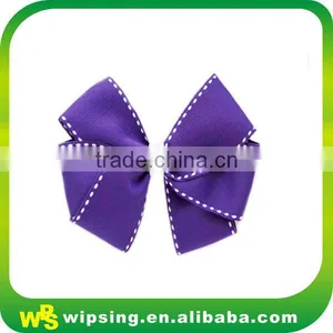 Decorative Red Polyester Grosgrain Ribbon Bow thumbnail-5