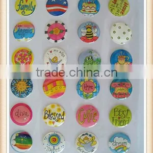 3D Crystal Dome Resin Epoxy Label 3M Adhesive Epoxy Dome Sticker for Decoration thumbnail-1