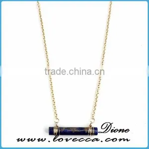 Gift for Girl Fashion Sweater Necklace Natrual Crystal Gemstone Necklace thumbnail-2