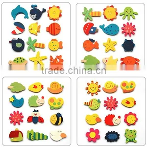 Colorful Wooden Fridge Magnets thumbnail-3