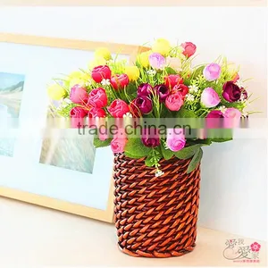 Lucky-weave Wholesale 100%handmade Home Decoration Flower Basket thumbnail-4