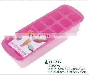 27x9.5x6.5cm Set of 2pcs Plastic Ice Cube Tray thumbnail-1